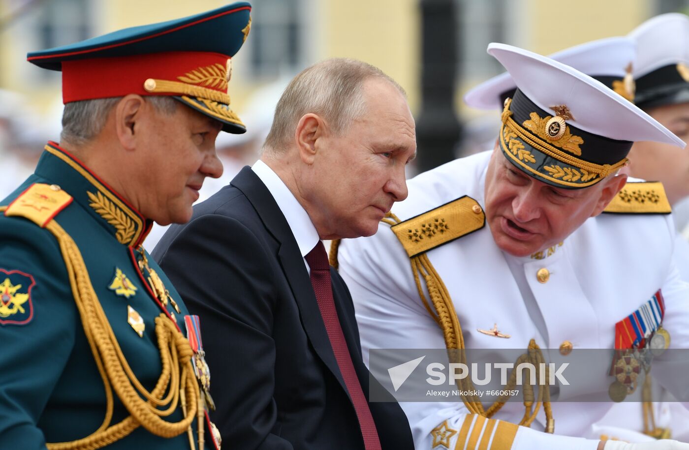 Russia Putin Main Navy Day Parade