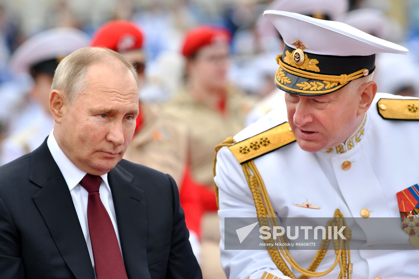 Russia Putin Main Navy Day Parade