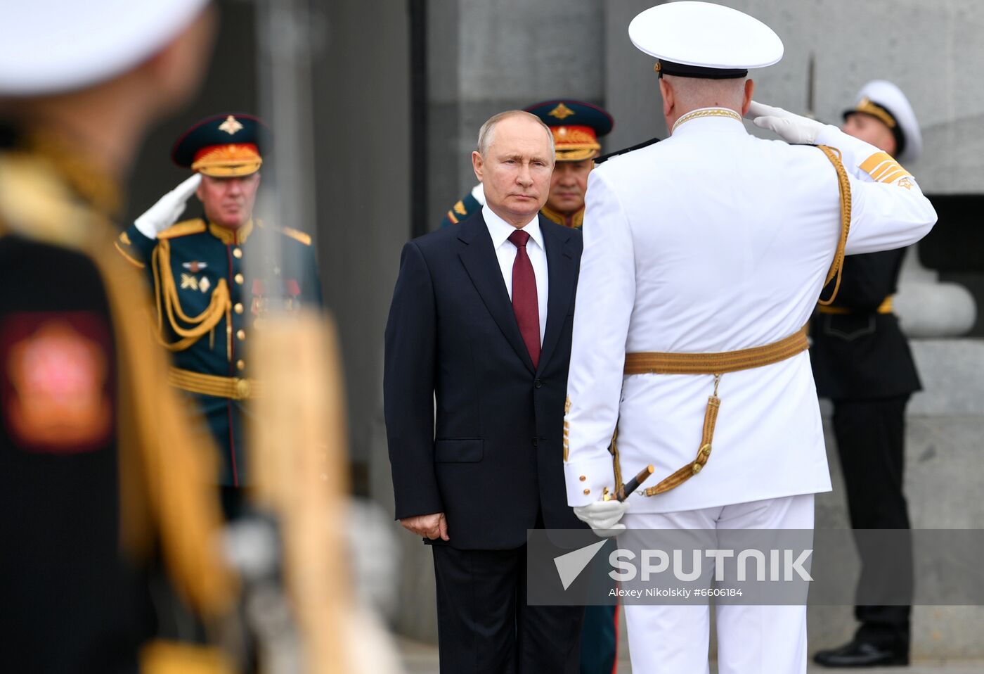 Russia Putin Main Navy Day Parade