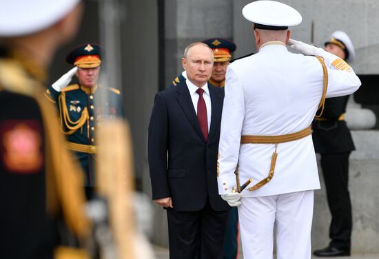 Russia Putin Main Navy Day Parade