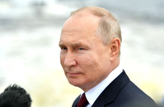 Russia Putin Main Navy Day Parade