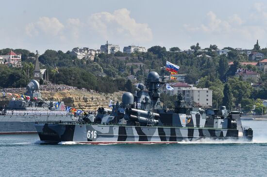 Russia Navy Day Parade