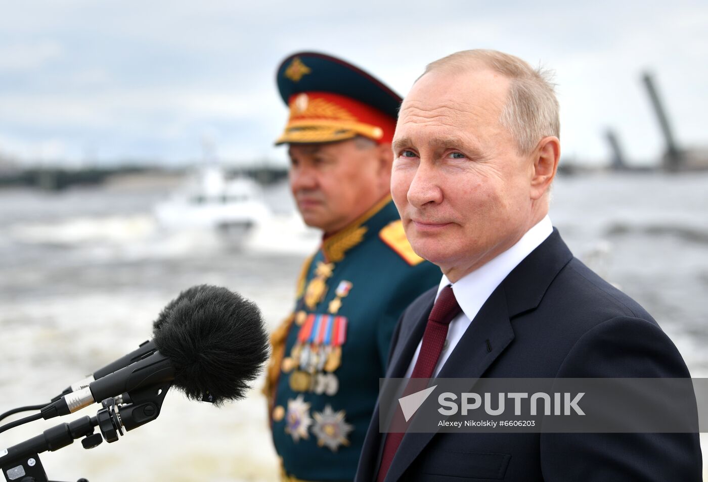 Russia Putin Main Navy Day Parade