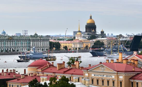Russia Putin Main Navy Day Parade