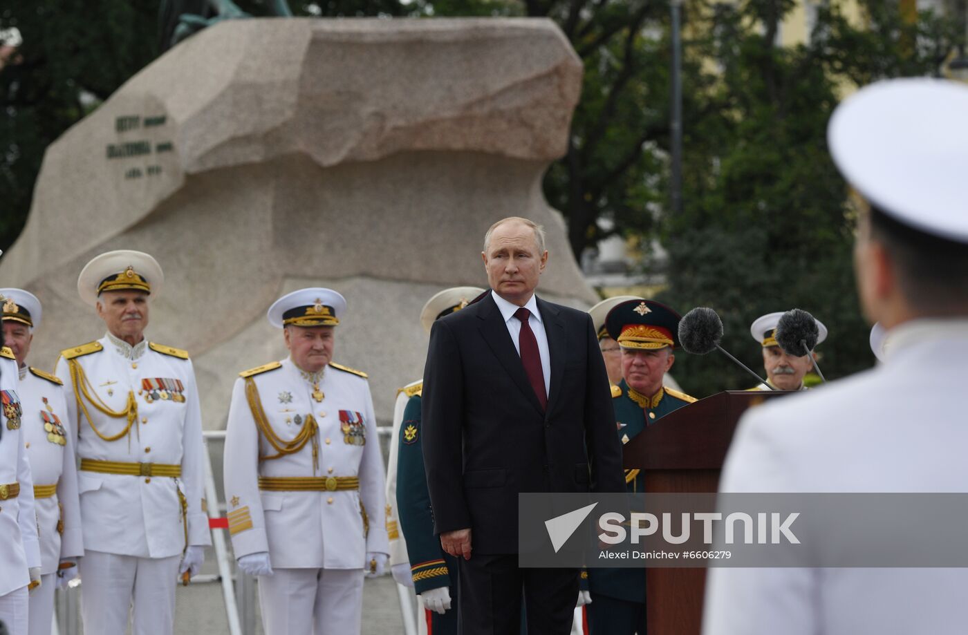 Russia Putin Main Navy Day Parade
