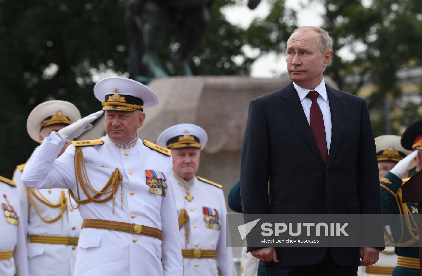 Russia Putin Main Navy Day Parade