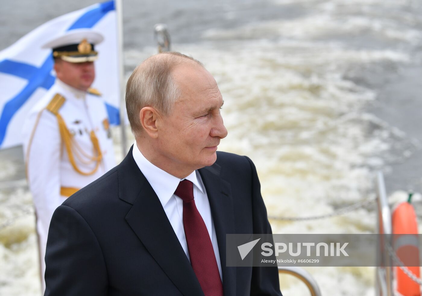 Russia Putin Main Navy Day Parade