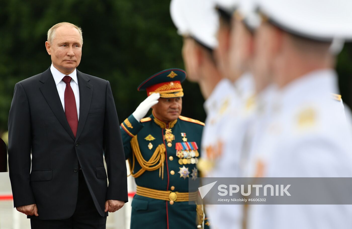 Russia Putin Main Navy Day Parade