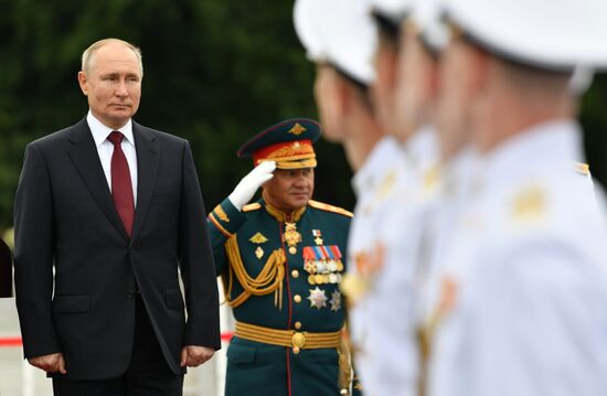 Russia Putin Main Navy Day Parade