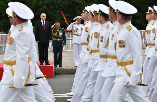 Russia Putin Main Navy Day Parade