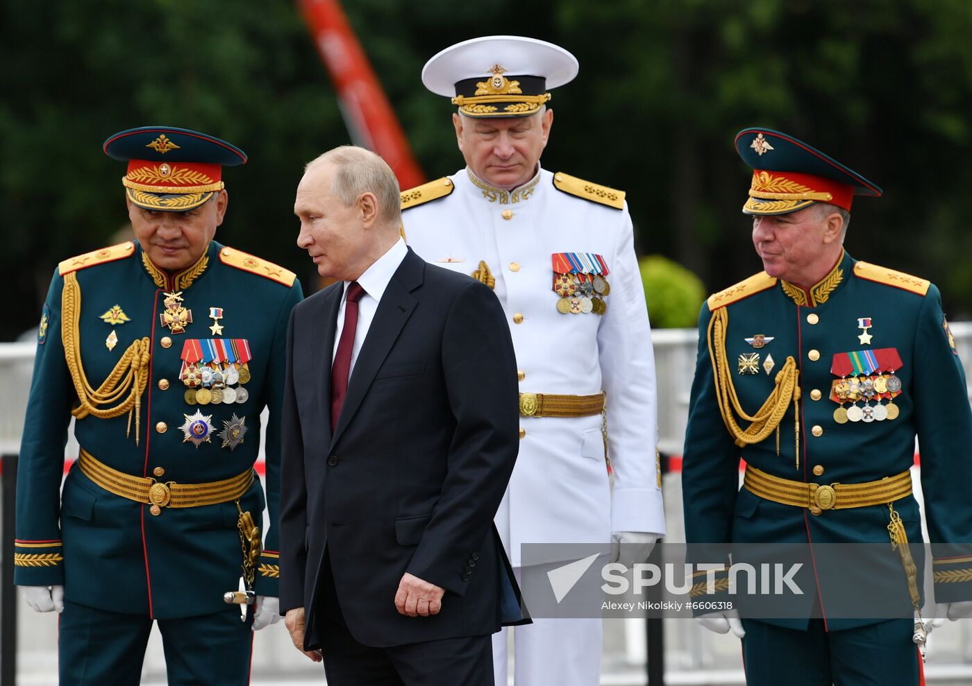 Russia Putin Main Navy Day Parade