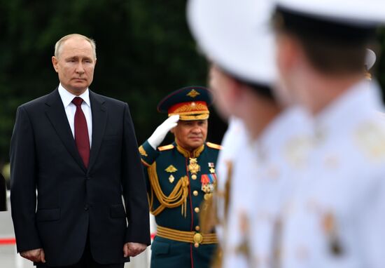 Russia Putin Main Navy Day Parade