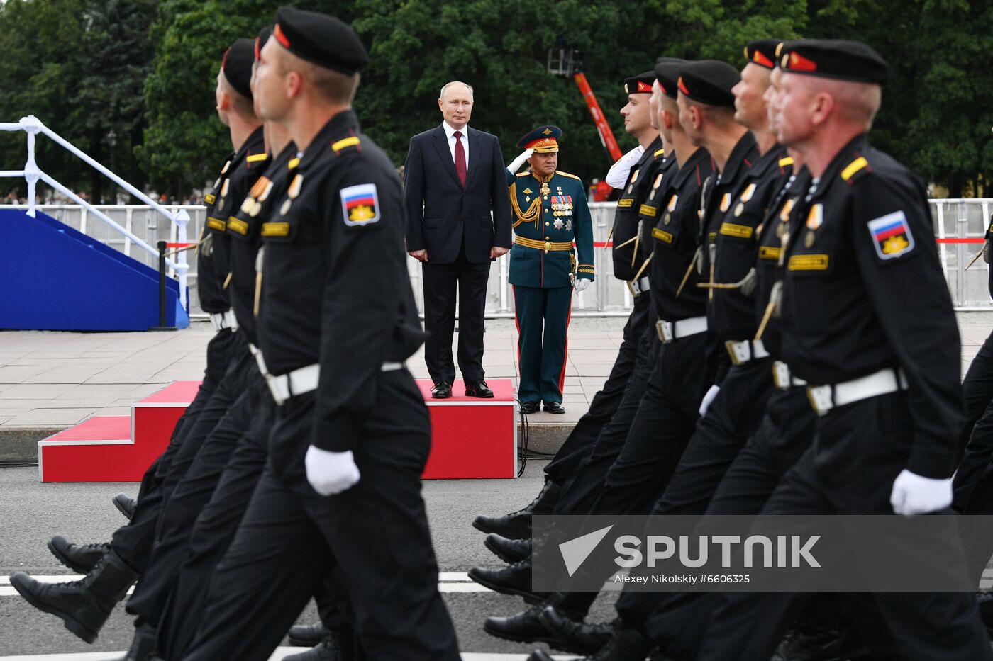 Russia Putin Main Navy Day Parade