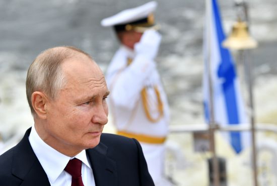 Russia Putin Main Navy Day Parade