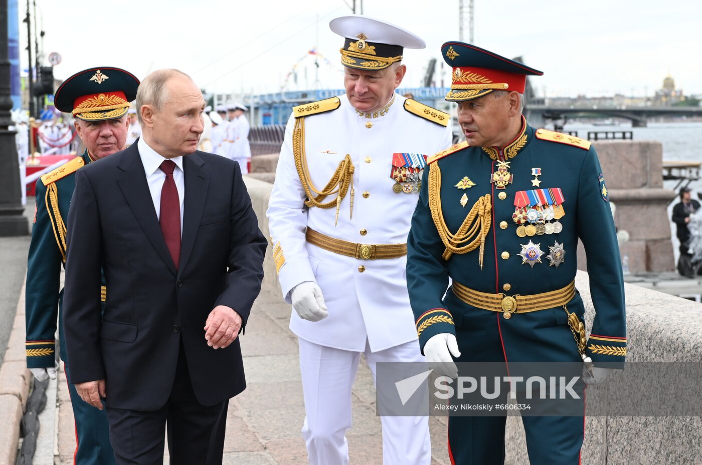 Russia Putin Main Navy Day Parade