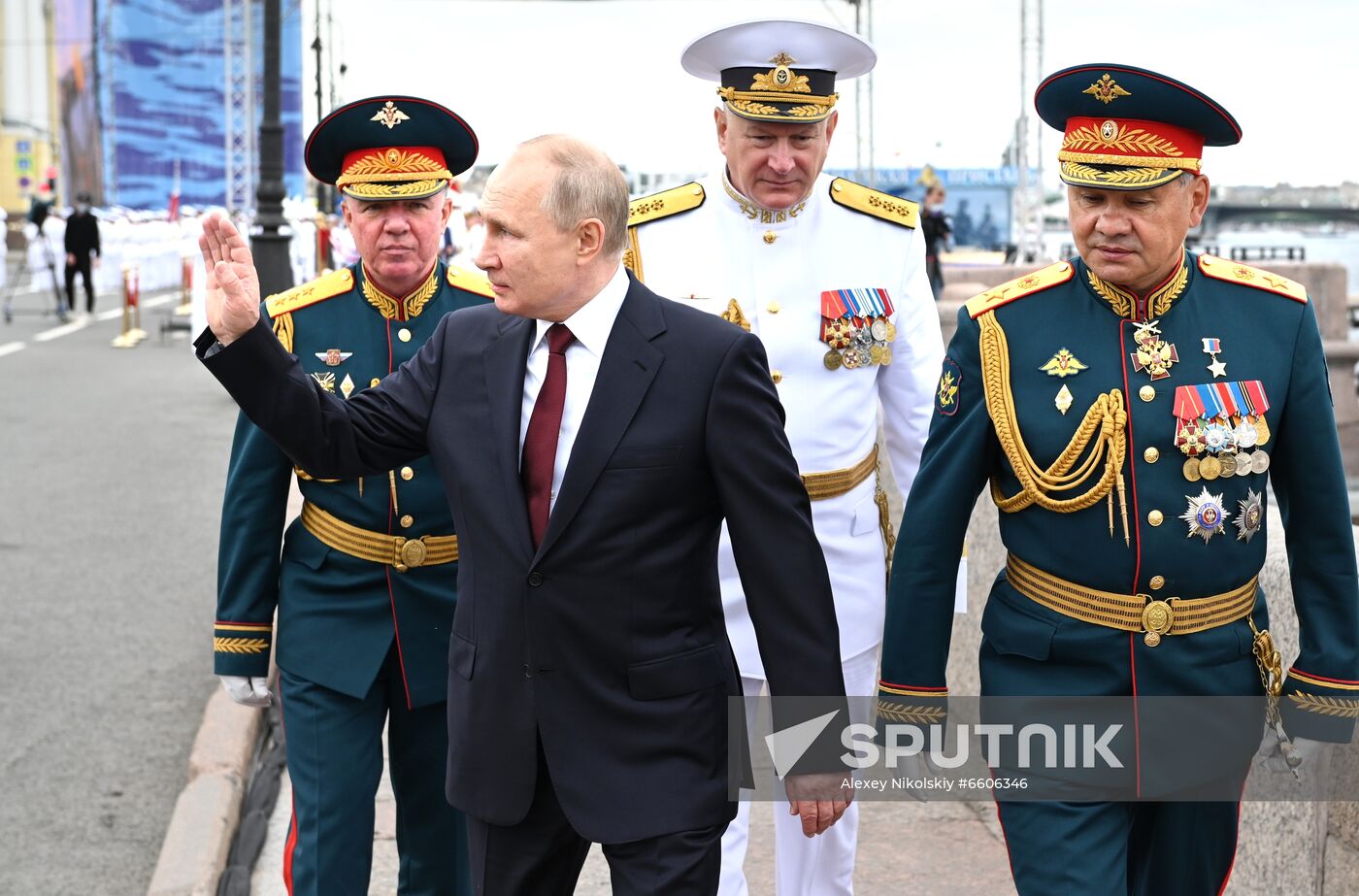 Russia Putin Main Navy Day Parade