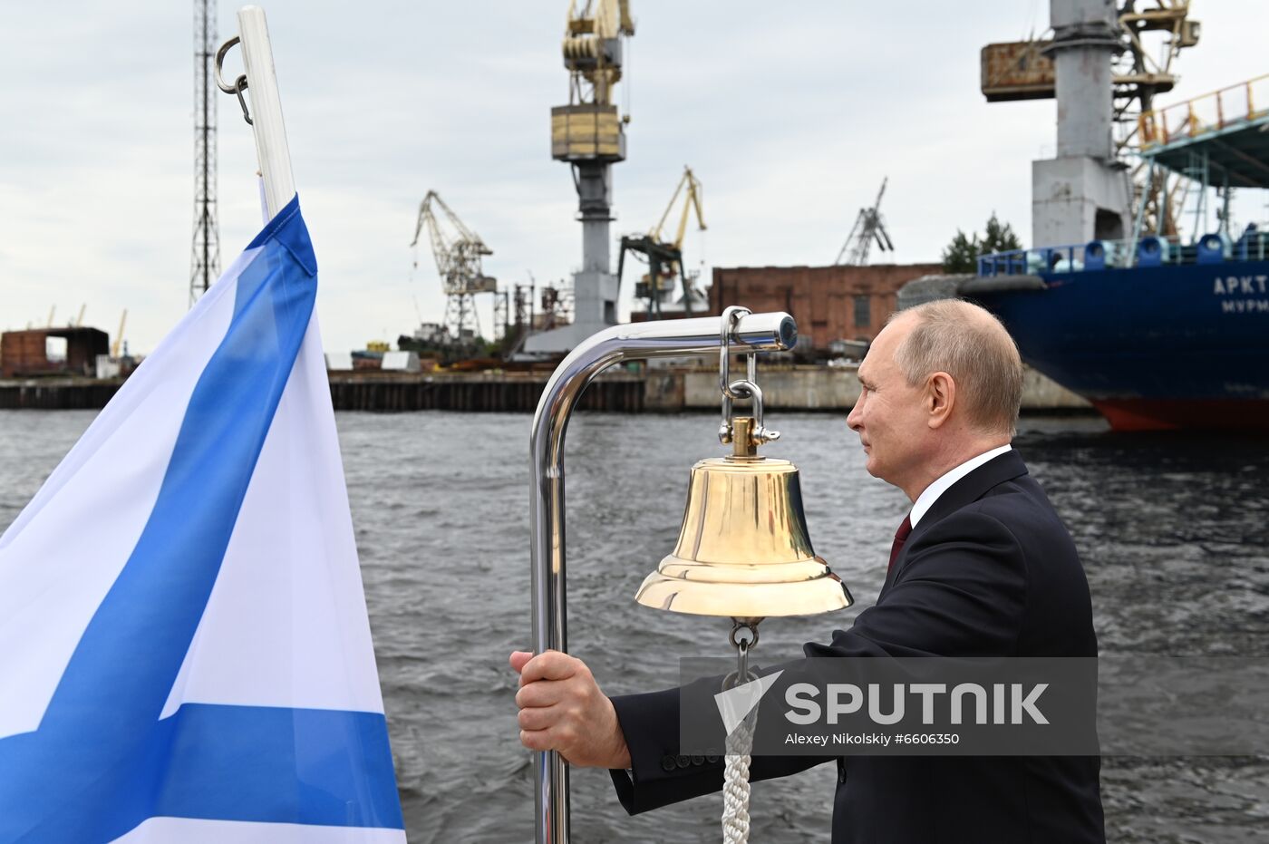 Russia Putin Trawler Launching