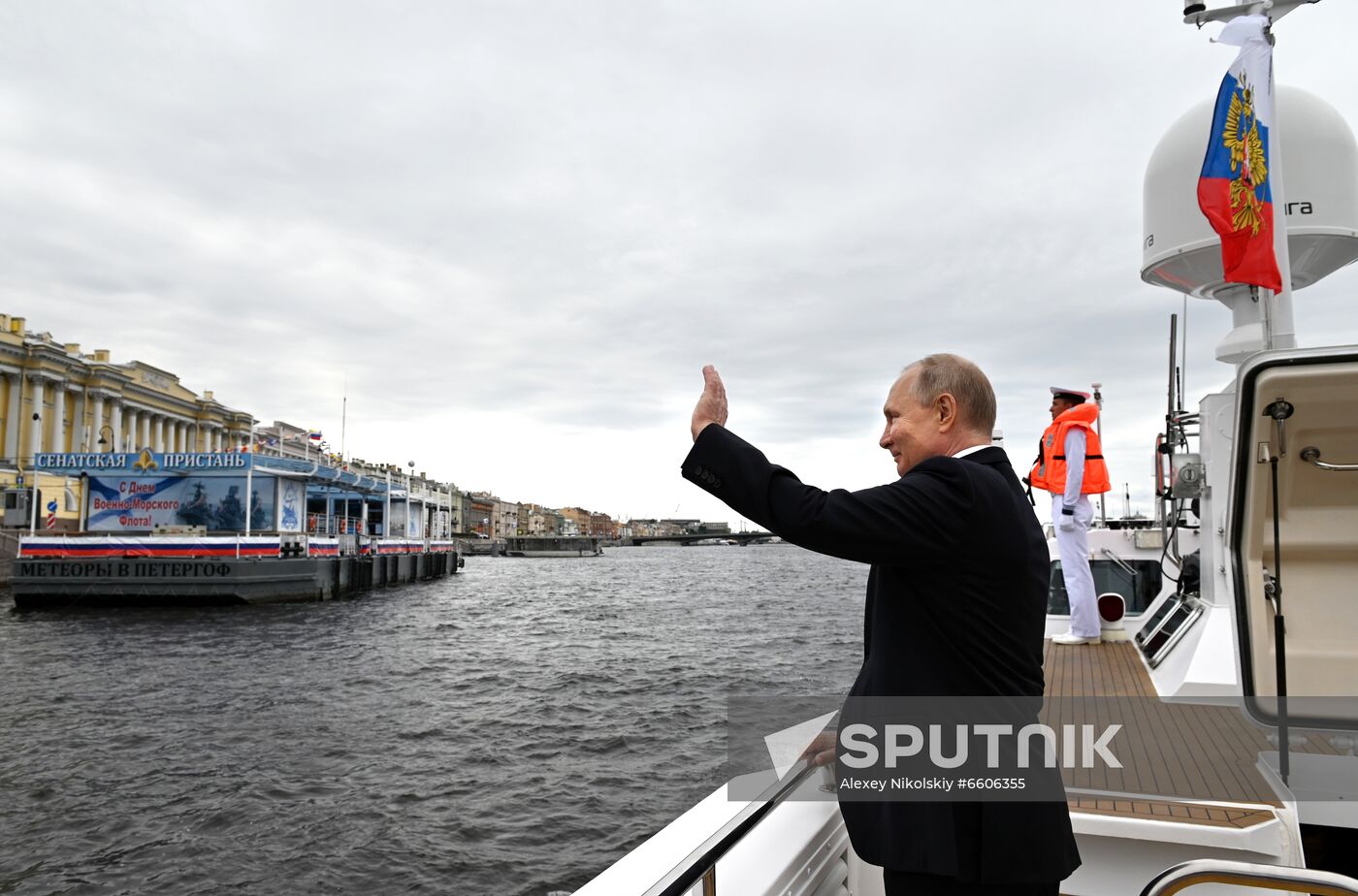 Russia Putin Main Navy Day Parade