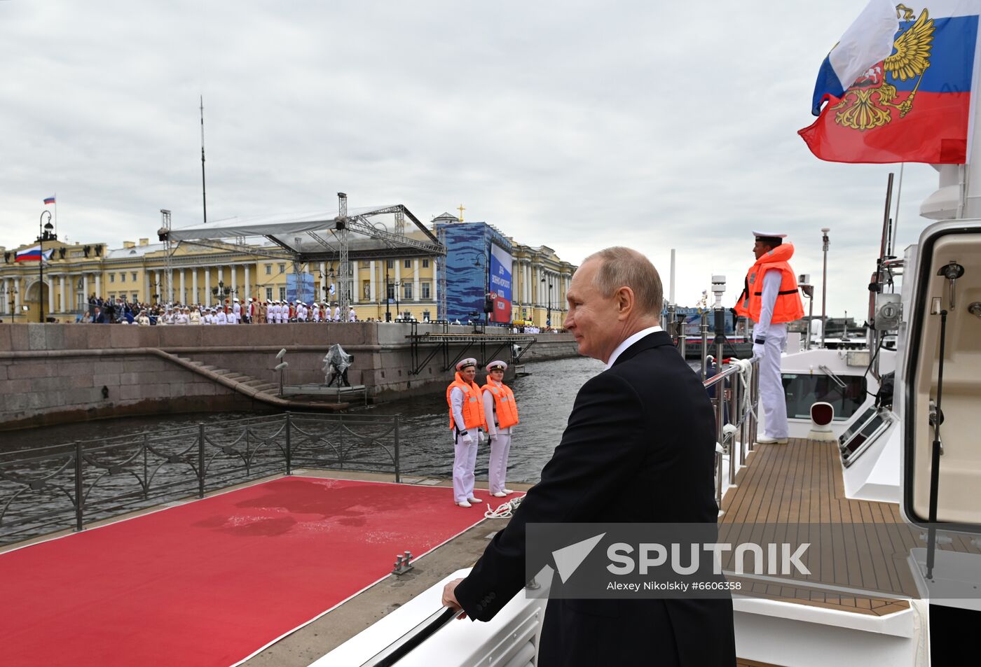 Russia Putin Main Navy Day Parade