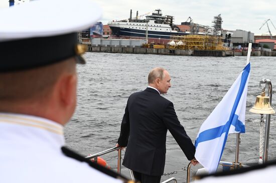 Russia Putin Trawler Launching