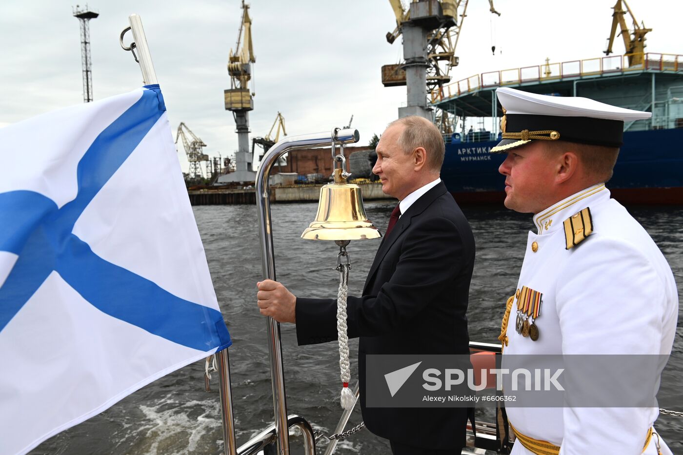 Russia Putin Trawler Launching