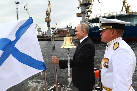 Russia Putin Trawler Launching