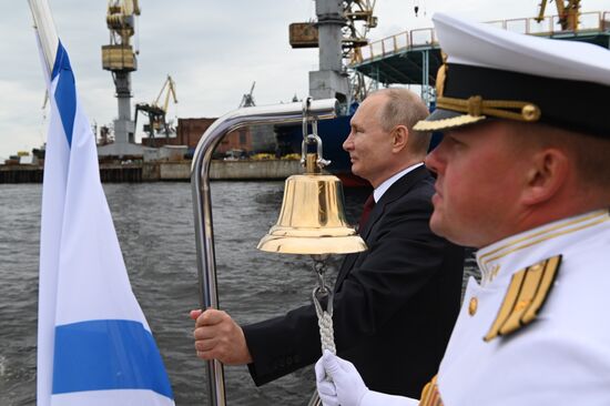 Russia Putin Trawler Launching