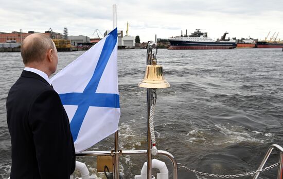 Russia Putin Trawler Launching