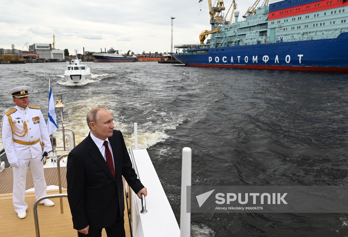 Russia Putin Trawler Launching