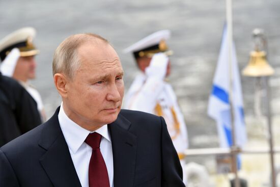 Russia Putin Trawler Launching