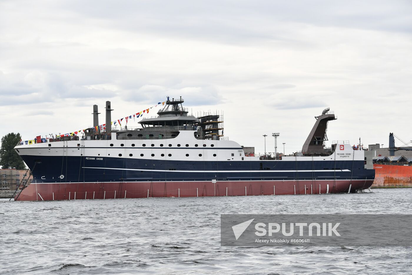 Russia Putin Trawler Launching