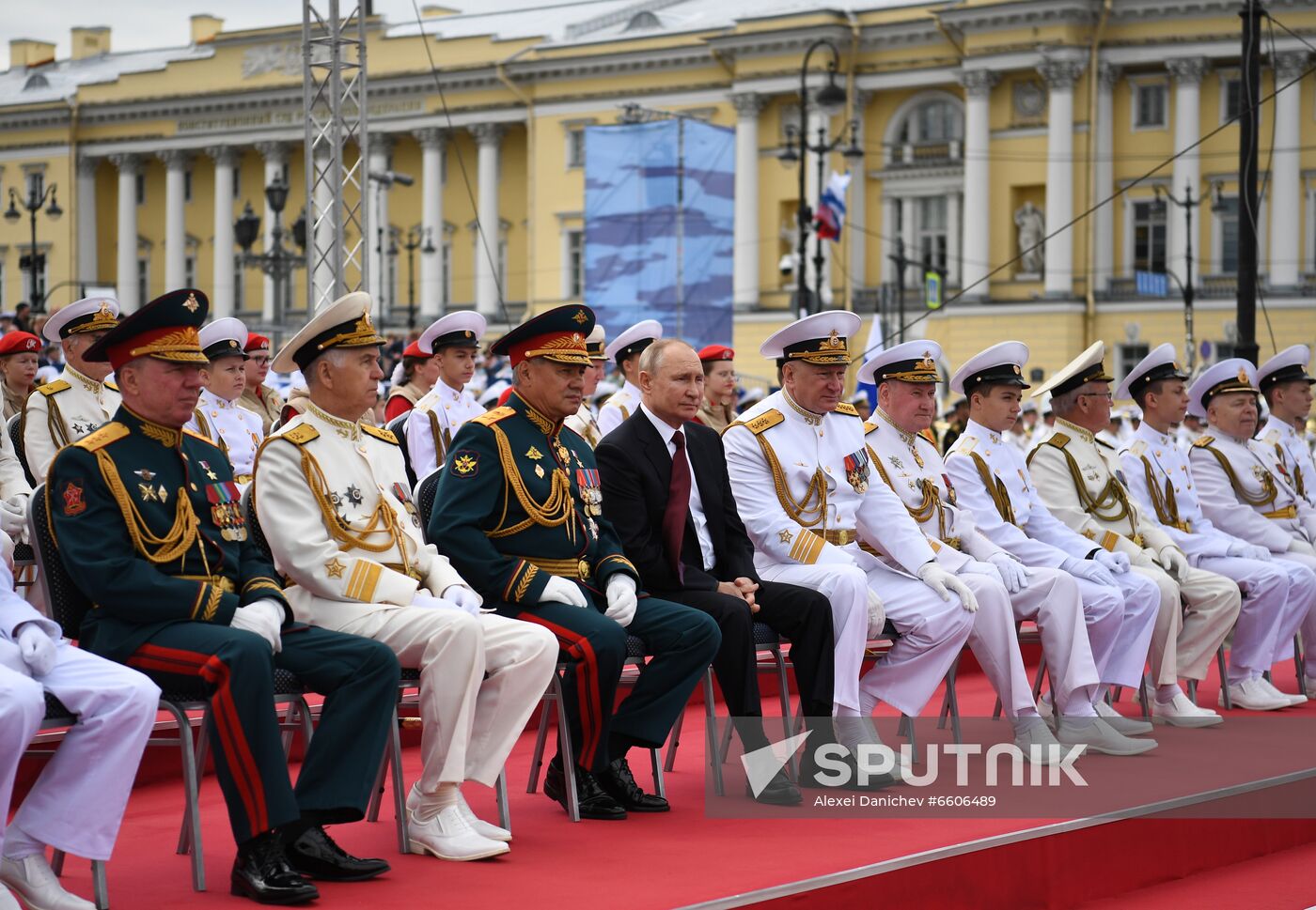 Russia Putin Main Navy Day Parade