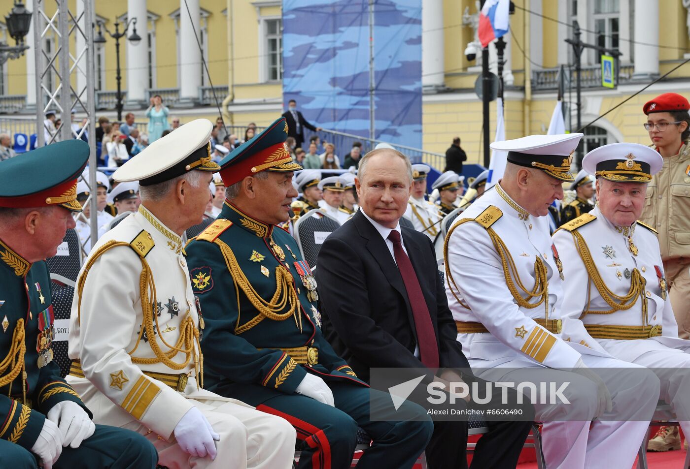 Russia Putin Main Navy Day Parade