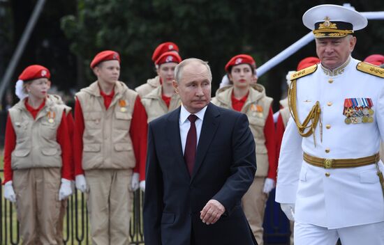 Russia Putin Main Navy Day Parade