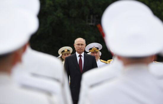 Russia Putin Main Navy Day Parade