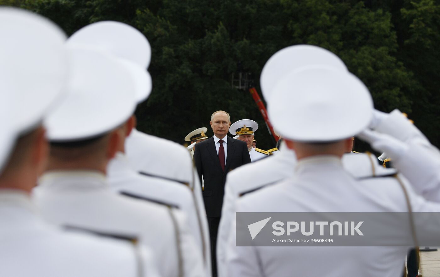 Russia Putin Main Navy Day Parade