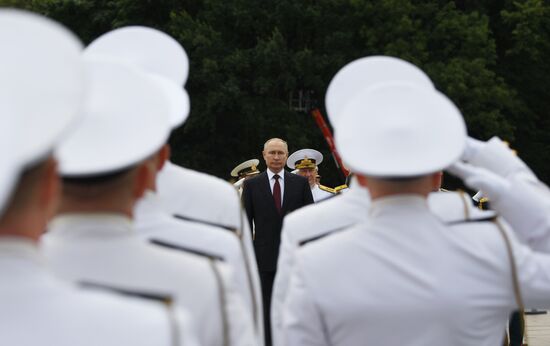 Russia Putin Main Navy Day Parade