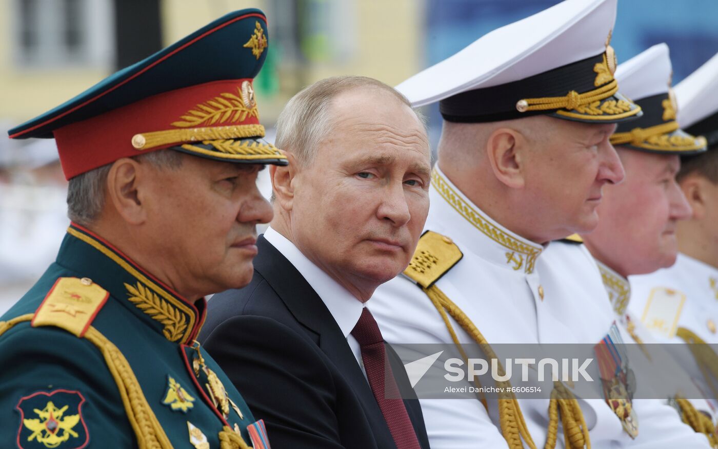Russia Putin Main Navy Day Parade