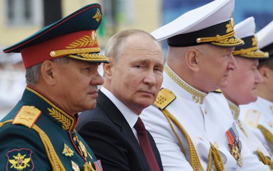 Russia Putin Main Navy Day Parade