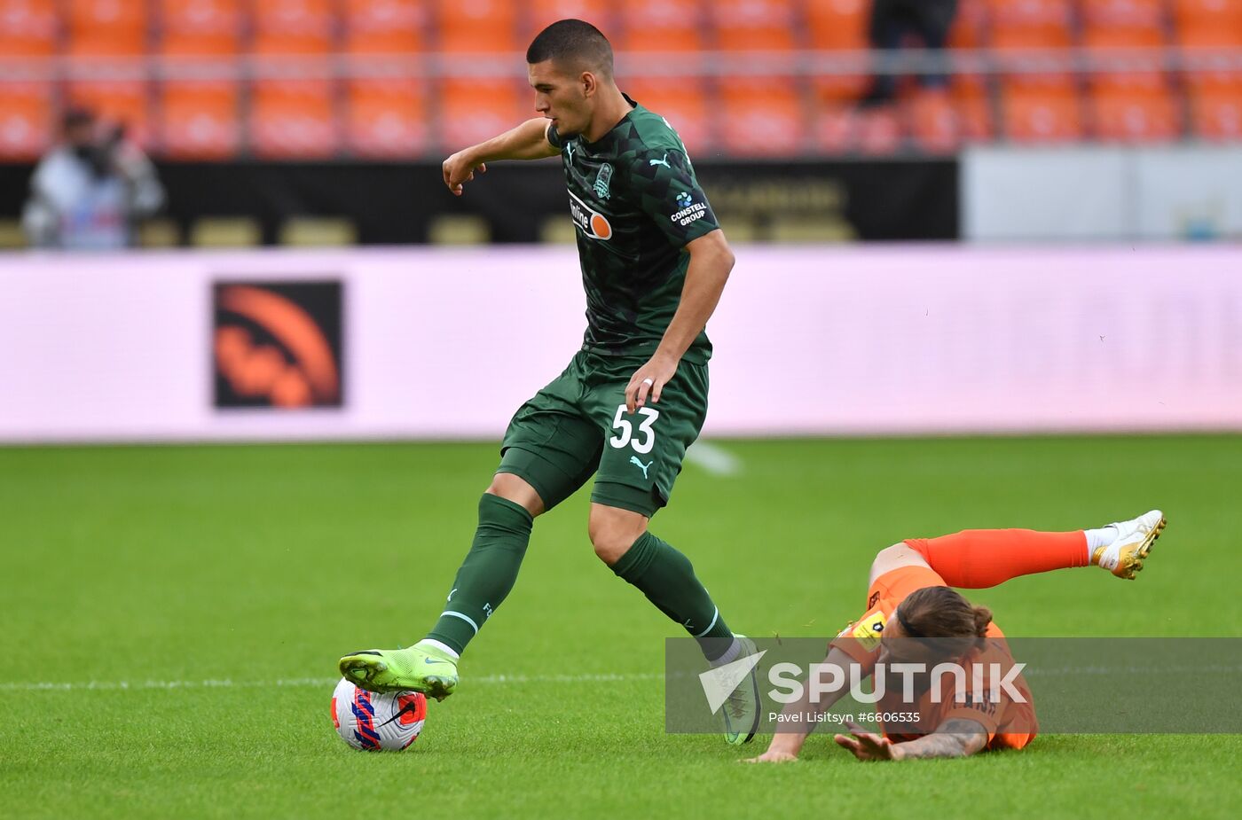 Russia Soccer Premier-League Ural - Krasnodar