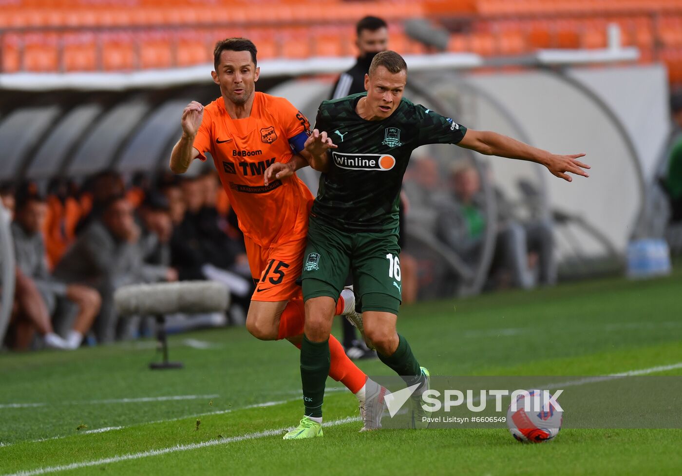 Russia Soccer Premier-League Ural - Krasnodar