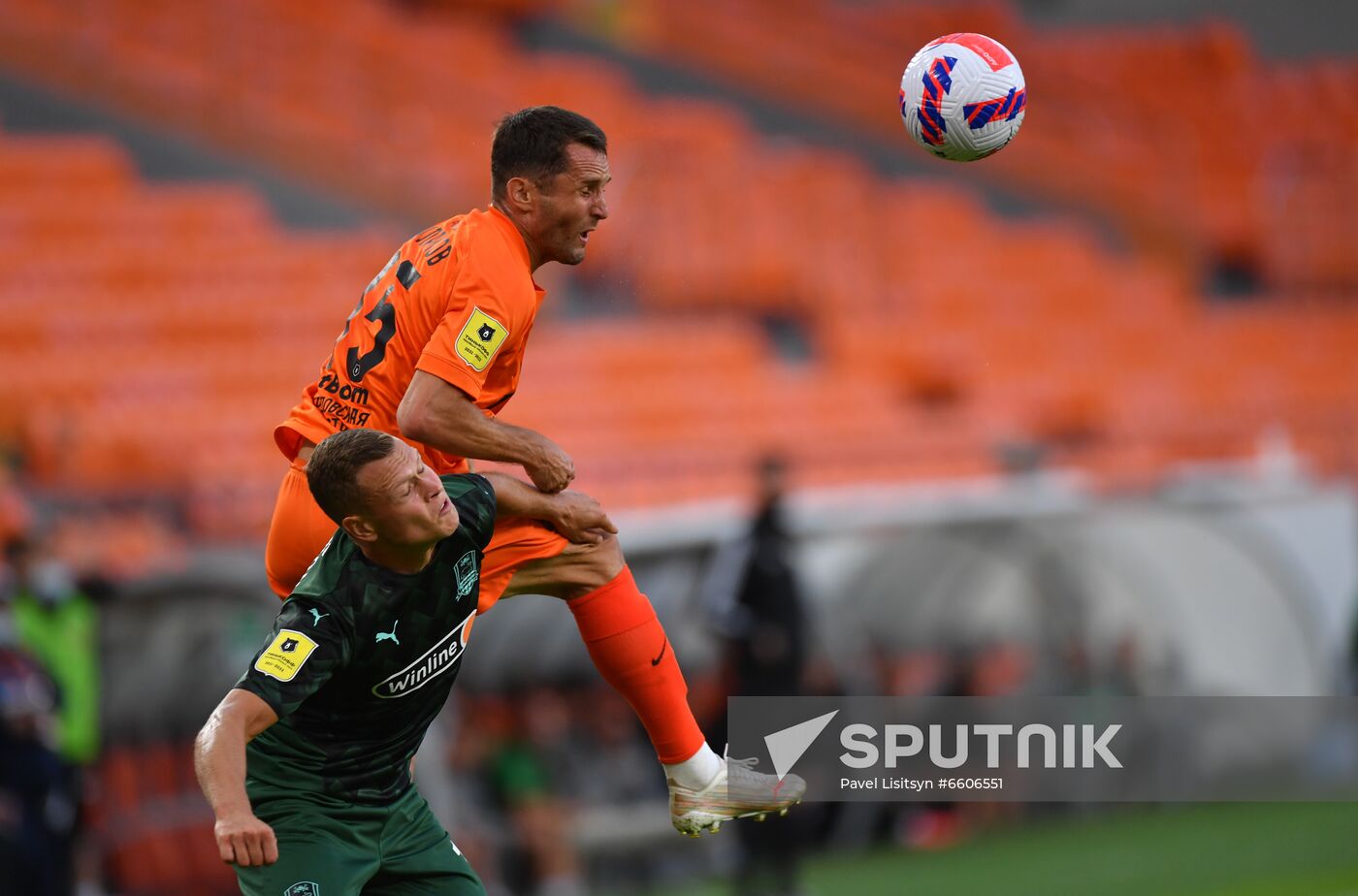 Russia Soccer Premier-League Ural - Krasnodar