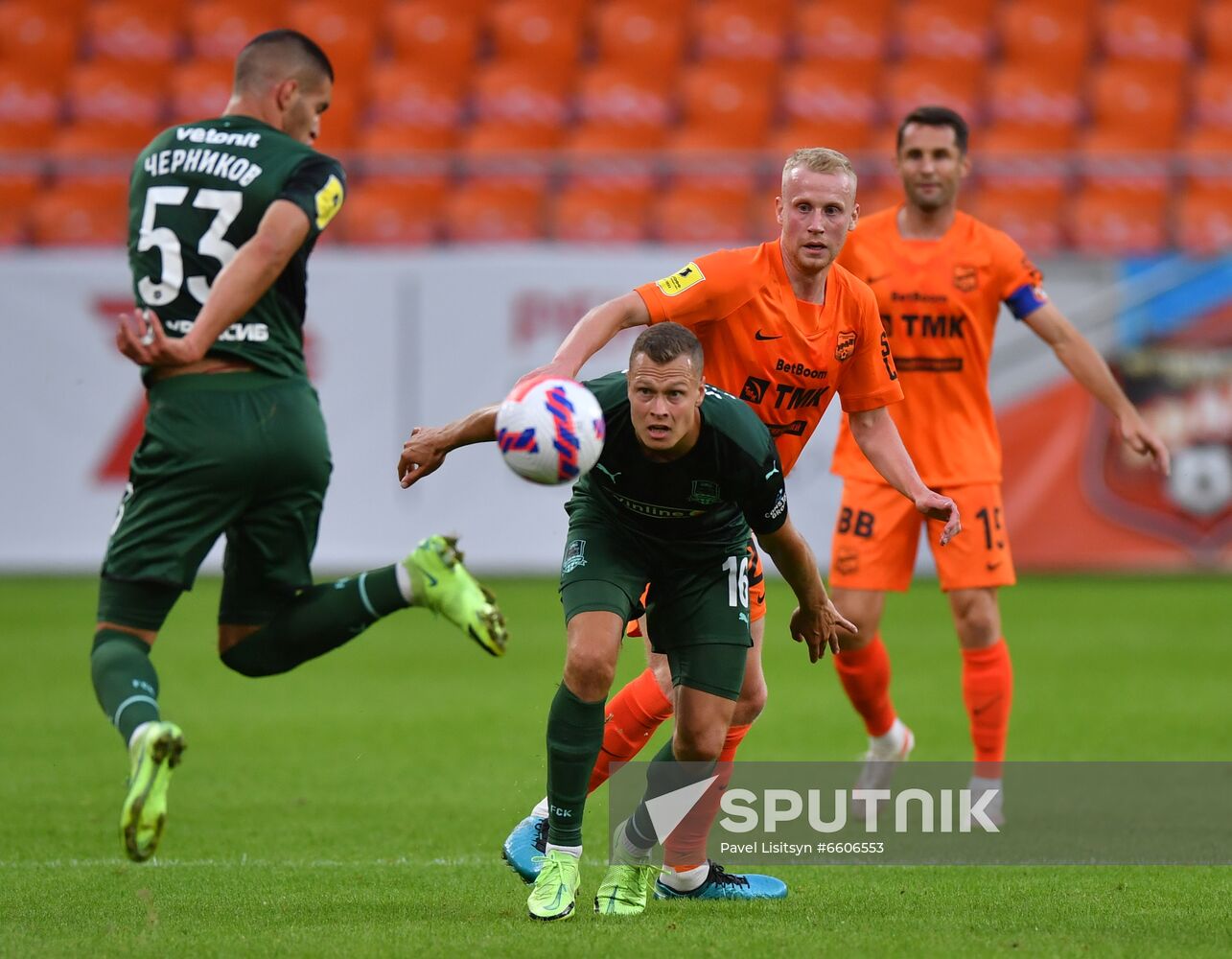 Russia Soccer Premier-League Ural - Krasnodar