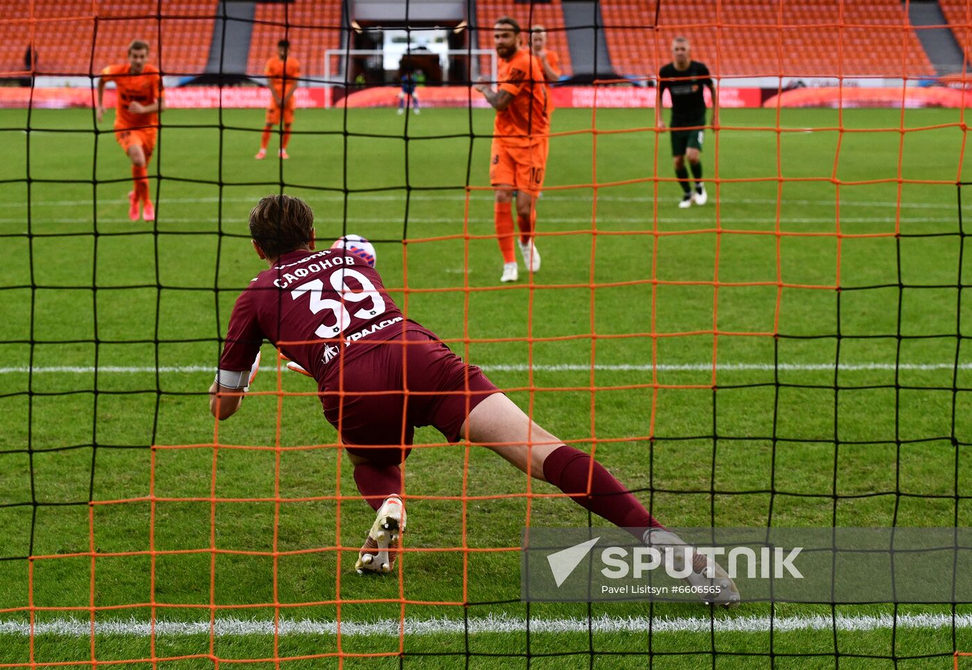 Russia Soccer Premier-League Ural - Krasnodar