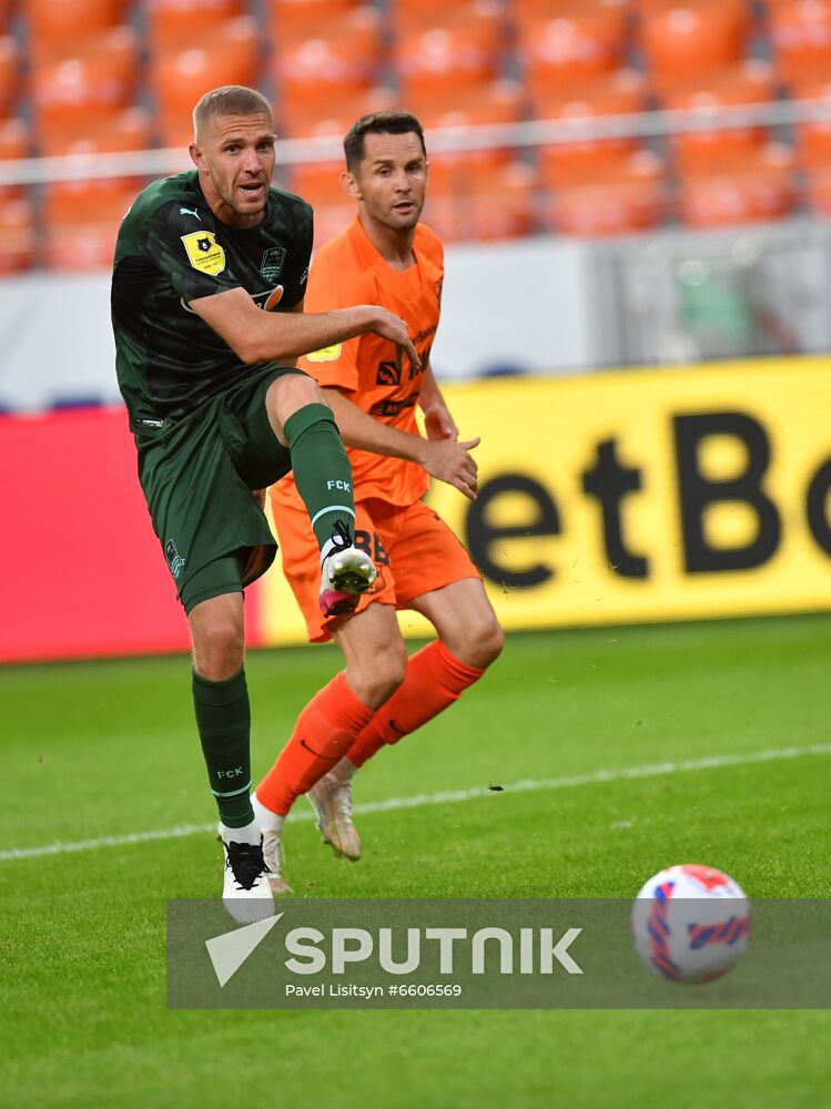 Russia Soccer Premier-League Ural - Krasnodar