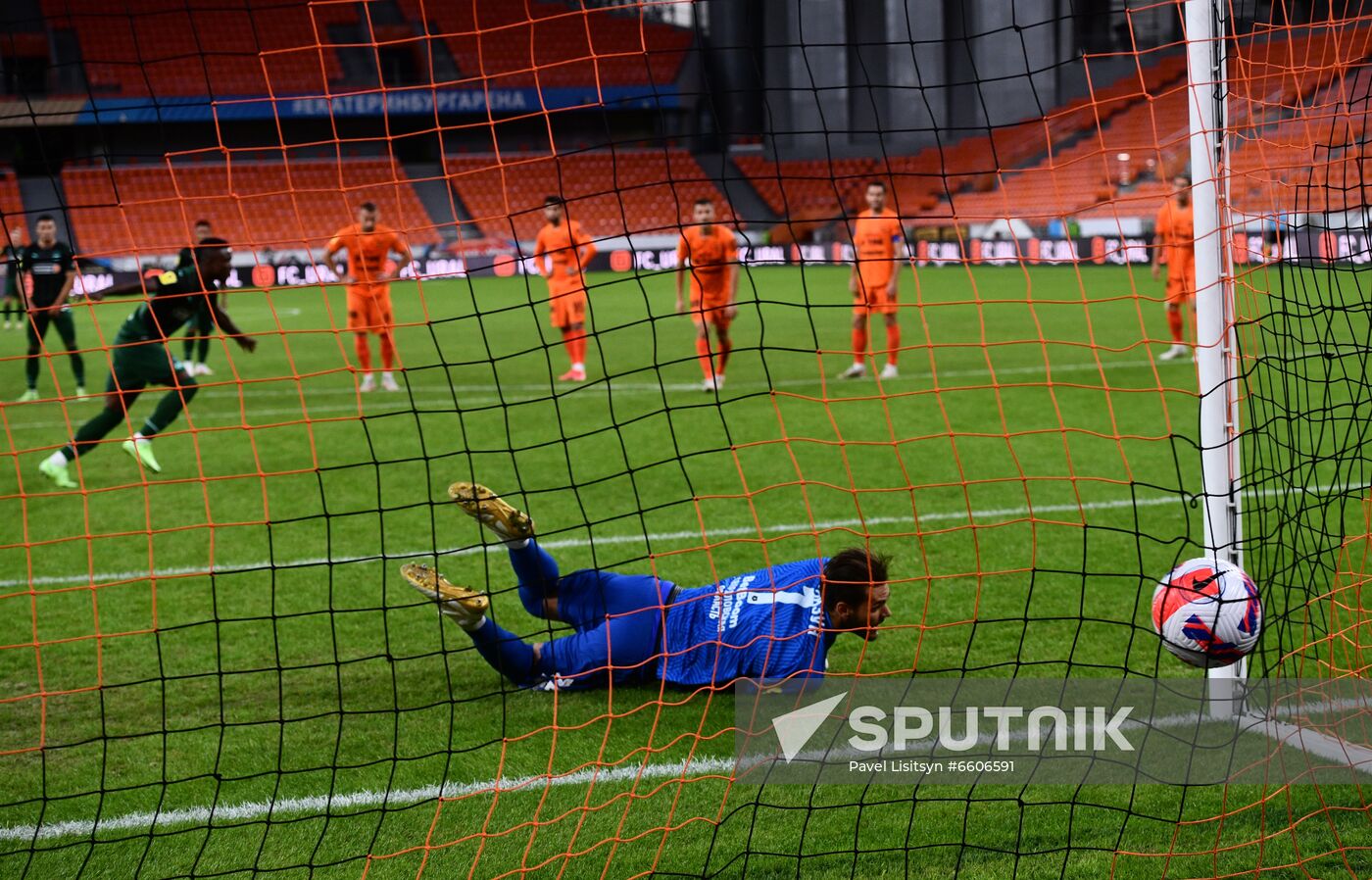 Russia Soccer Premier-League Ural - Krasnodar