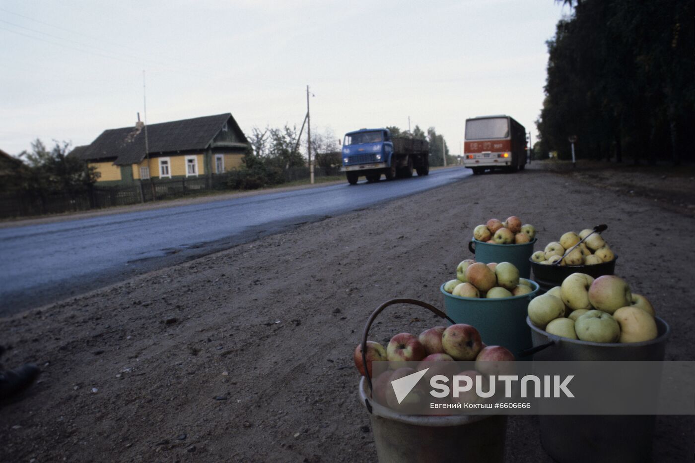 Minsk-Molodechno road in Belorussia