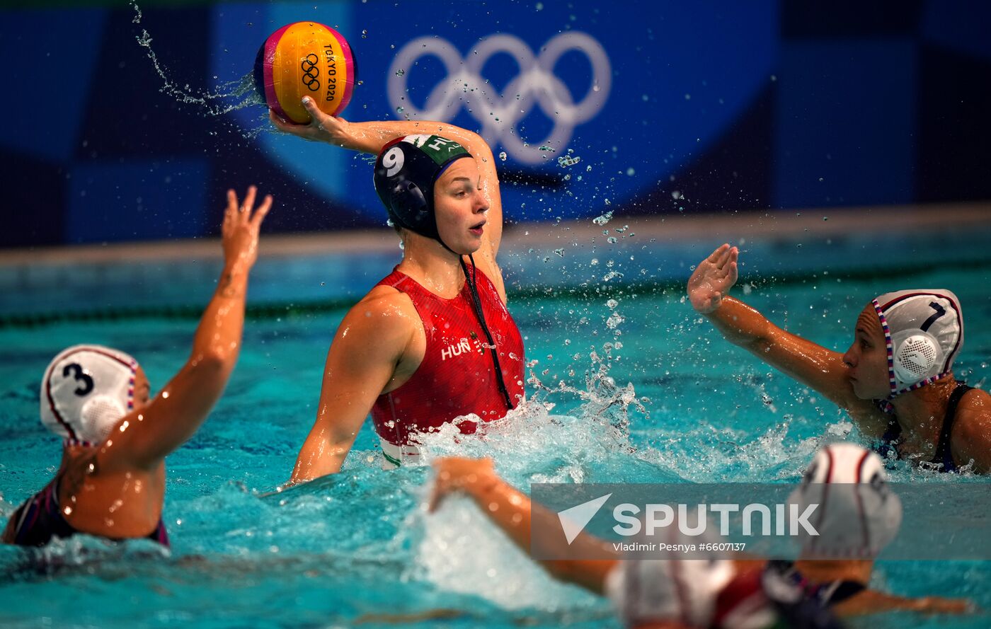 Japan Olympics 2020 Water Polo Women ROC - Hungary
