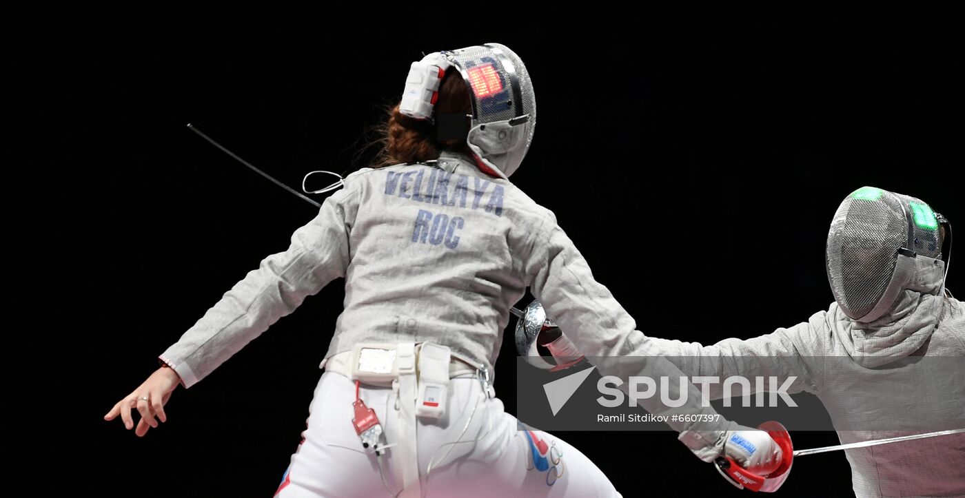 Japan Olympics 2020 Fencing Women Sabre