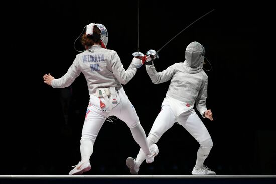 Japan Olympics 2020 Fencing Women Sabre